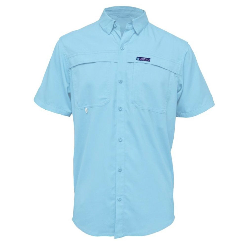 Costazul Shirt Tech 2 Short Sleeve - Light Blue – Costazul Puerto Rico